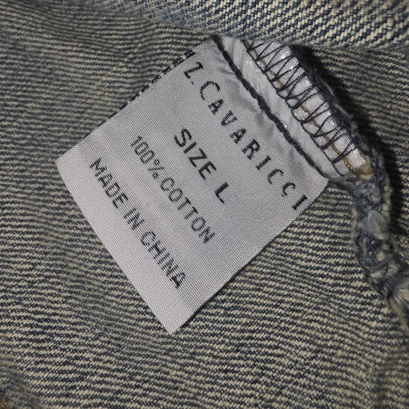 Z. Cavaricci Blue Denim Jacket - Picture 2 of 4